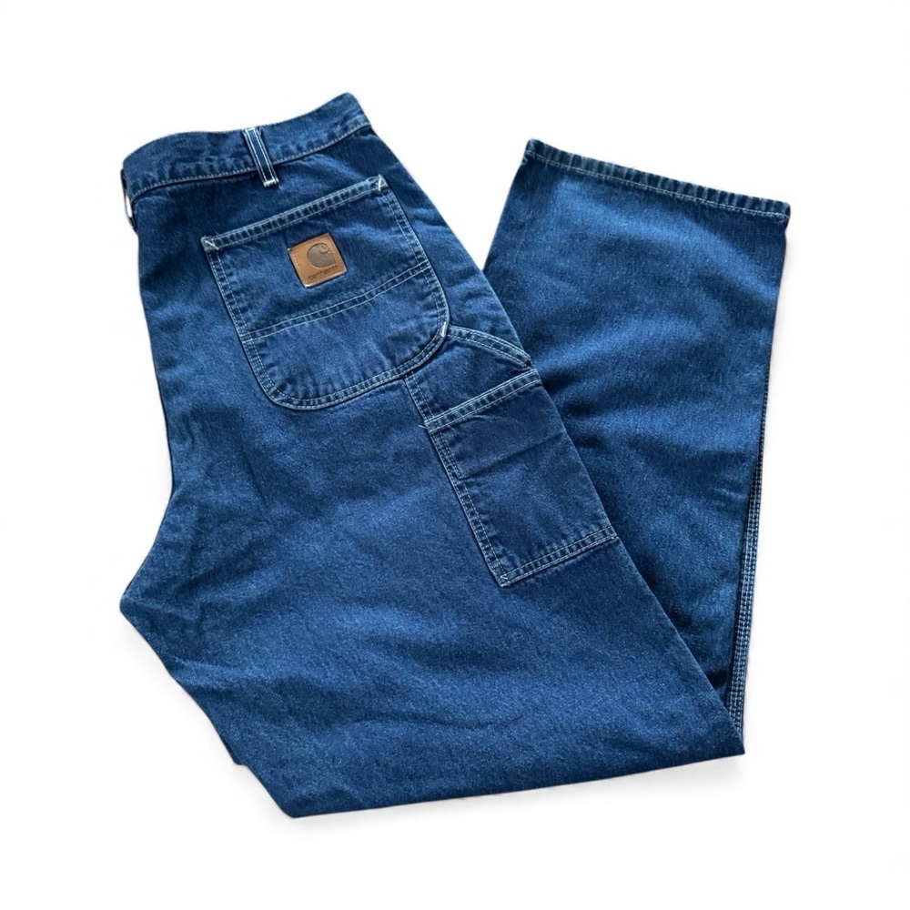 Carhartt Utility Carpenter Jeans VTG Men Size 38X32 813-DST